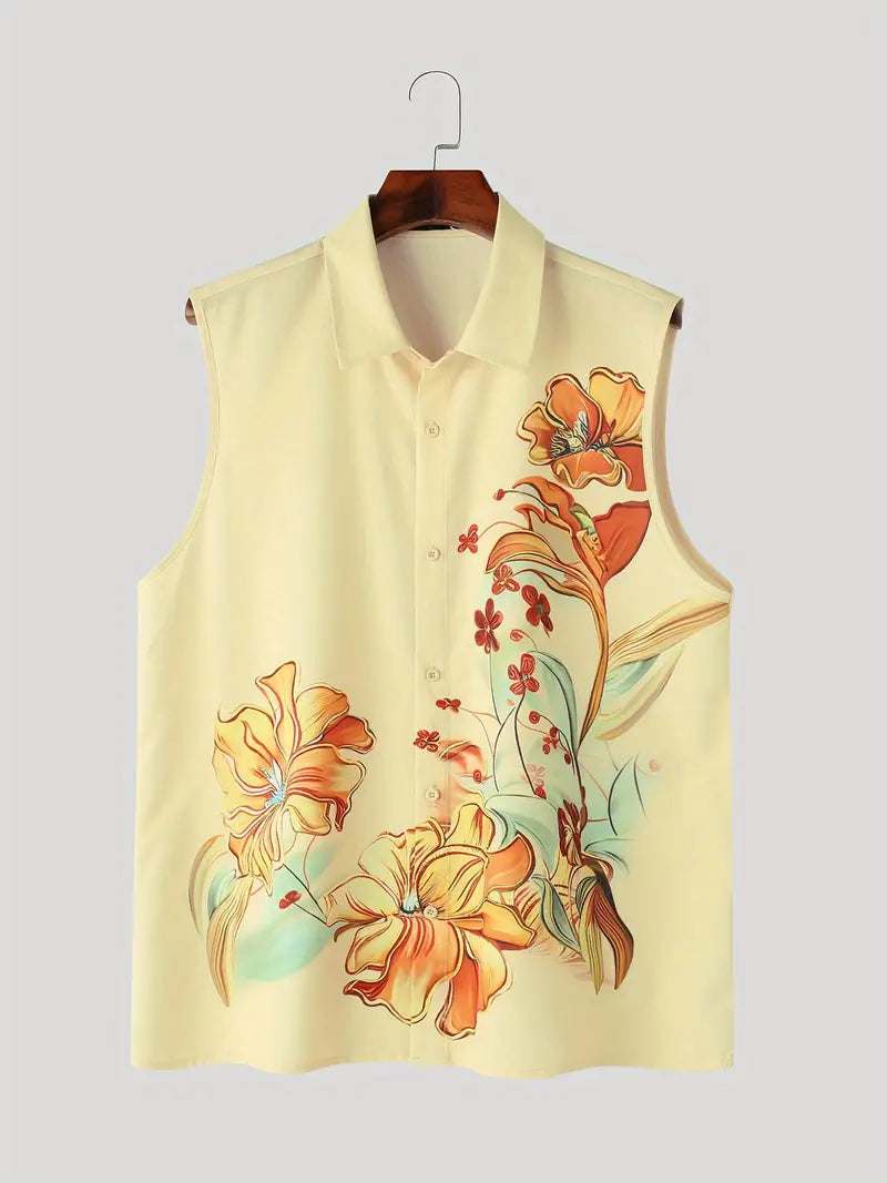 Floral Print Tank Top