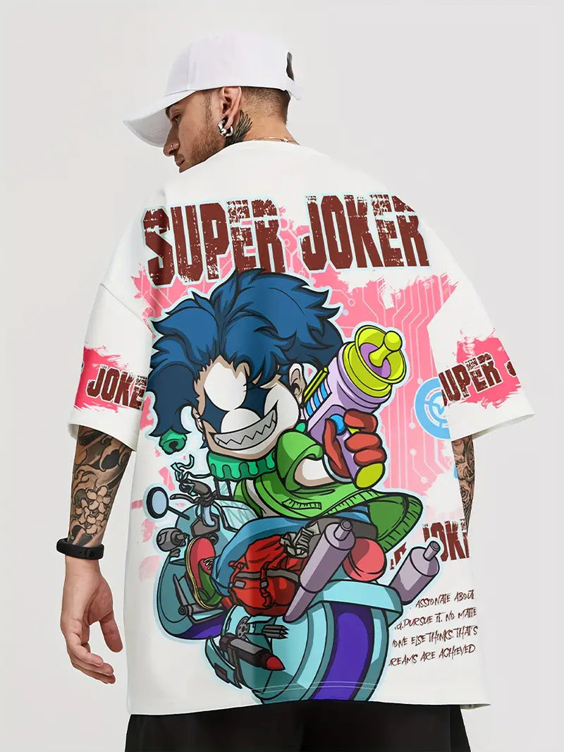 Motorcycle Clown Oversize Tee